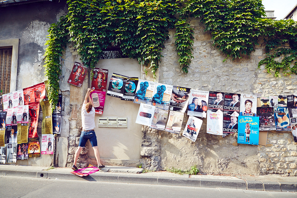 Affiches festival Avignon