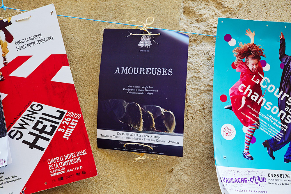 Amoureuses Avignon festival 2015