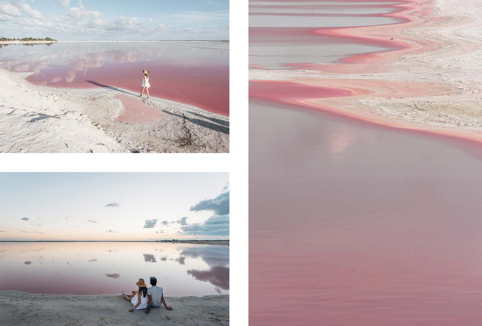 Las Coloradas, Les plages roses du Yucatan, Mexique