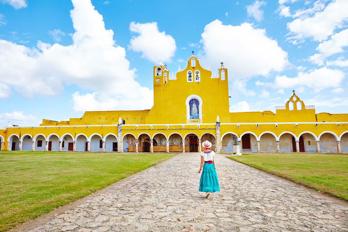 Izamal ville jaune mexique