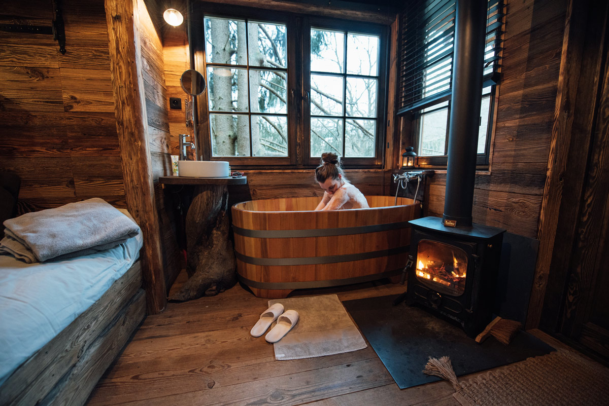 dormir dans une cabane en belgique