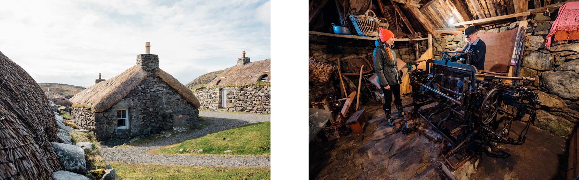 Gearrannan Blackhouses village