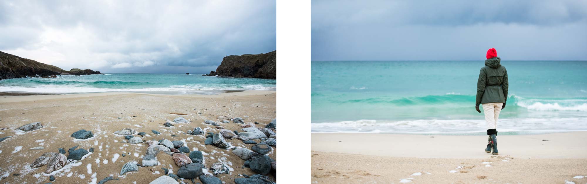 plage turquoise ecosse