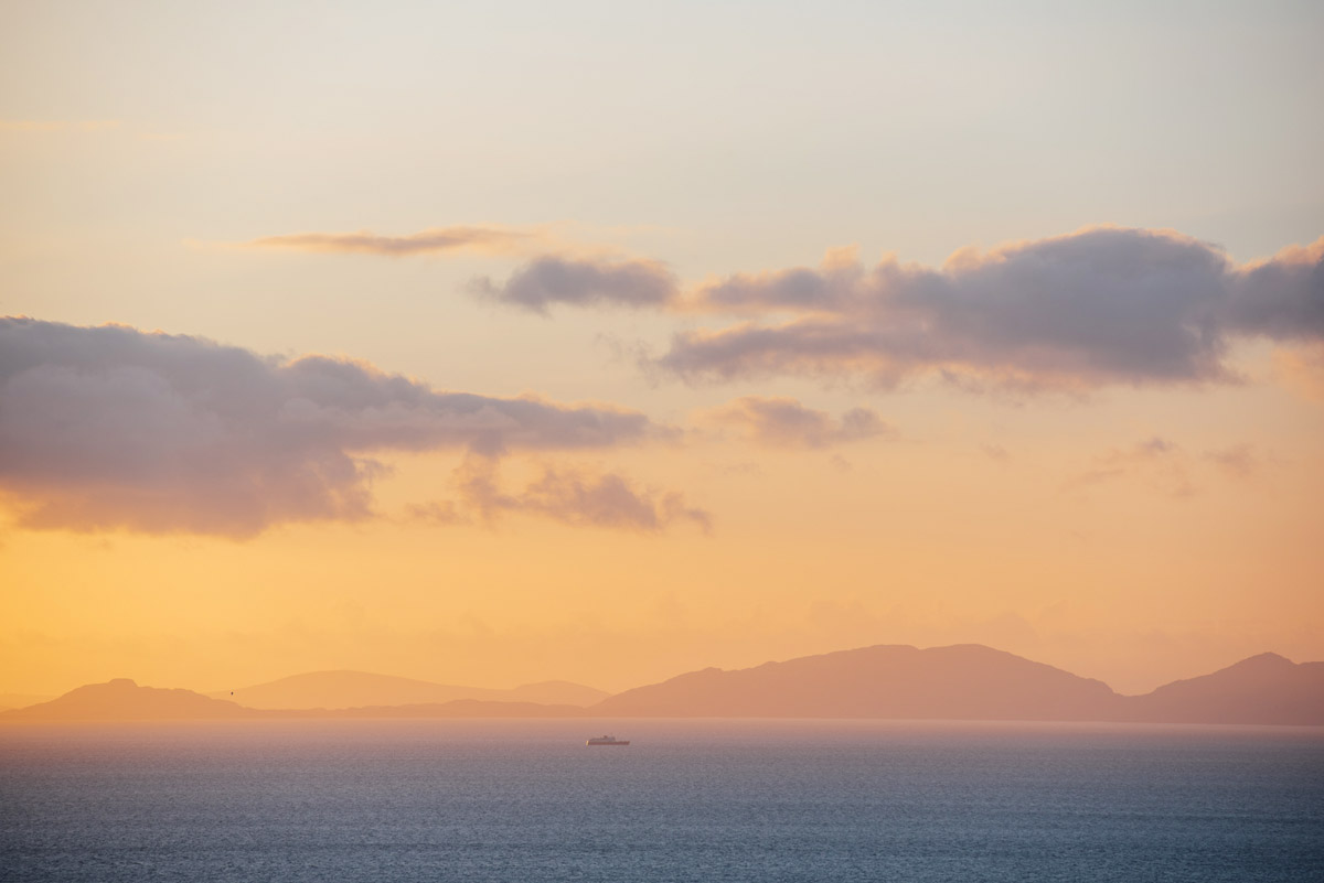 coucher de soleil ile de skye