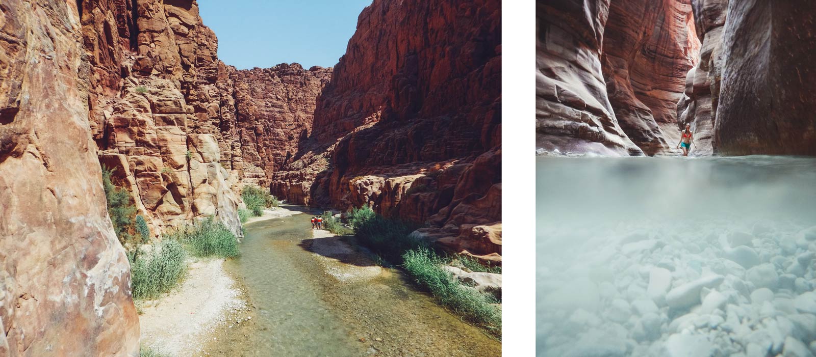 canyoning jordanie