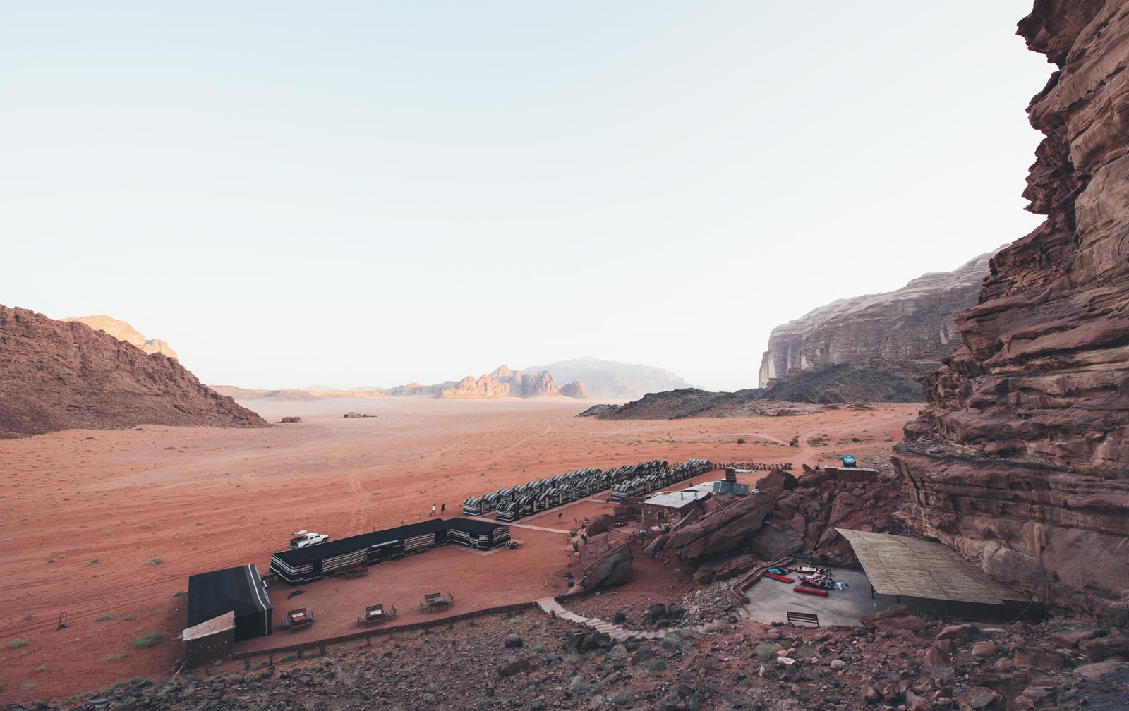 wadi rum caravan camp jordanie