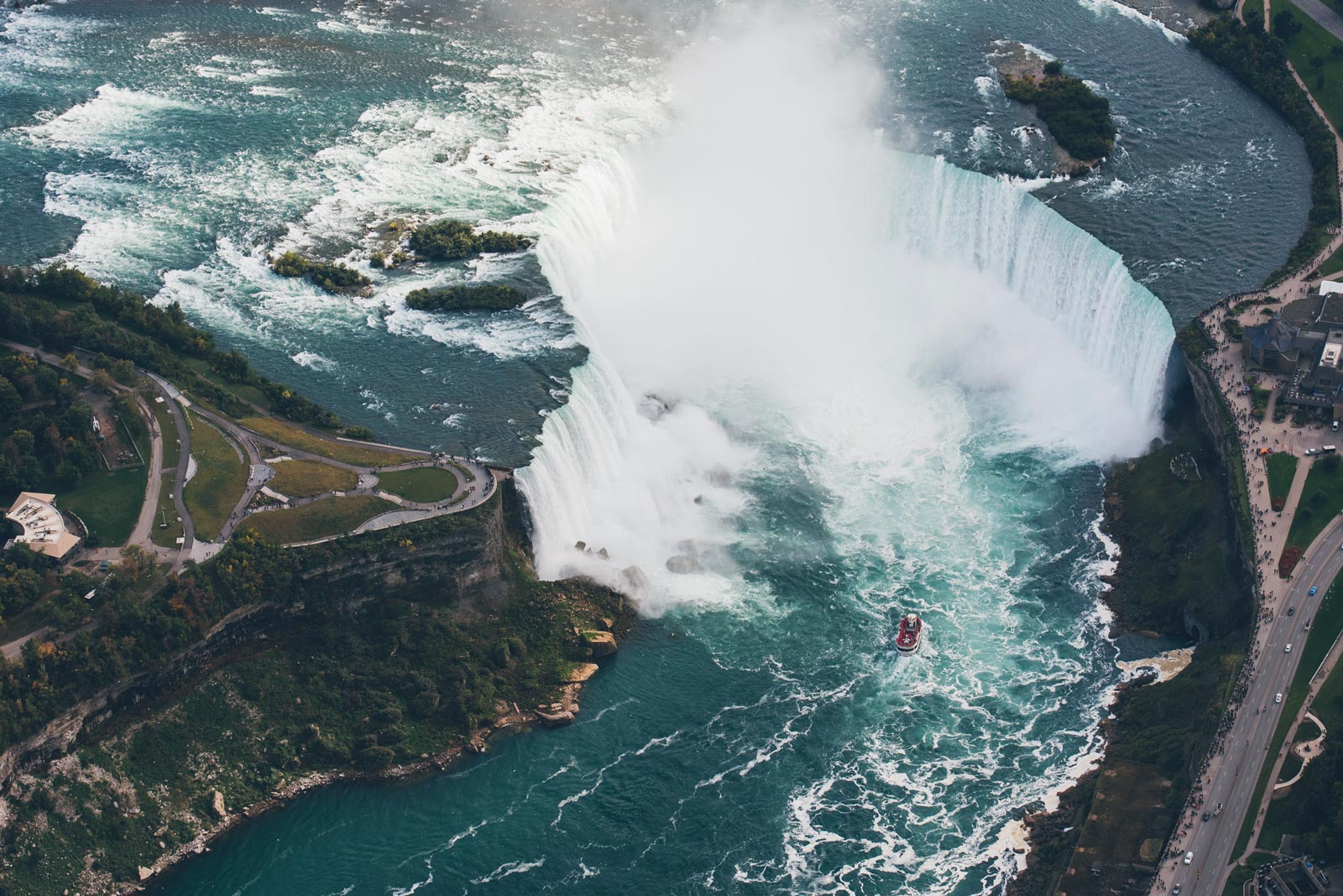 vue chutes niagara helico prix