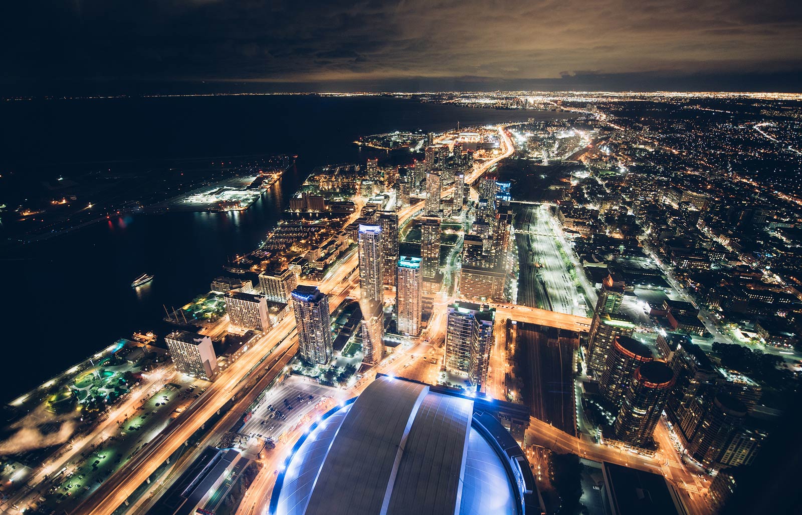 vue depuis la tour CN toronto canada