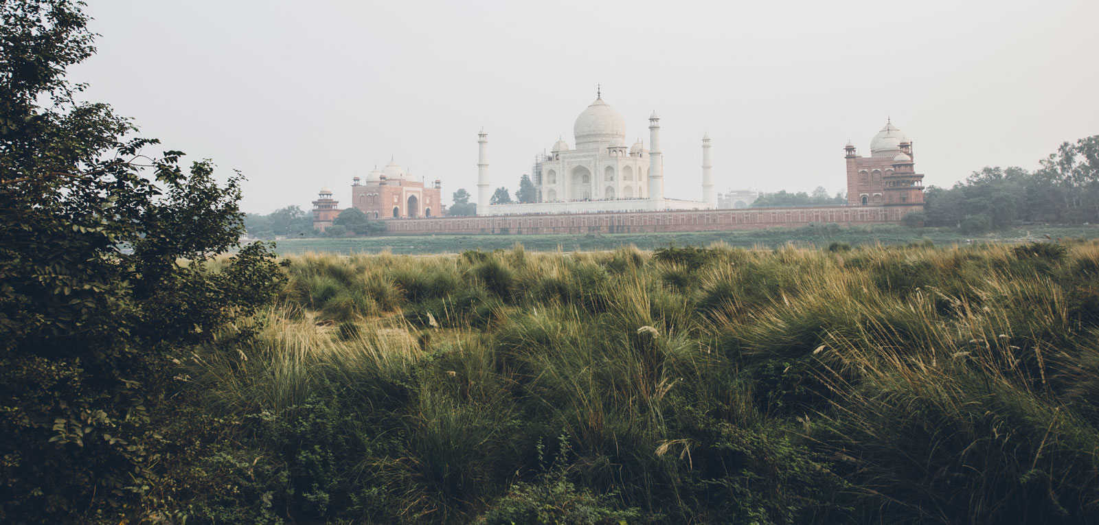 taj mahal aceder en face