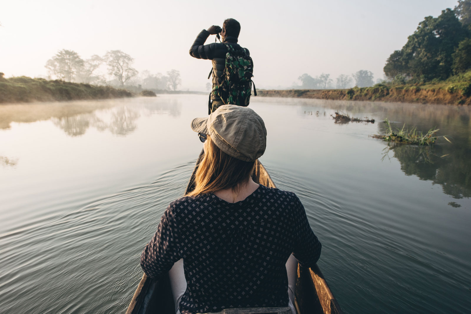 sortie canoe parc de chitwan népal