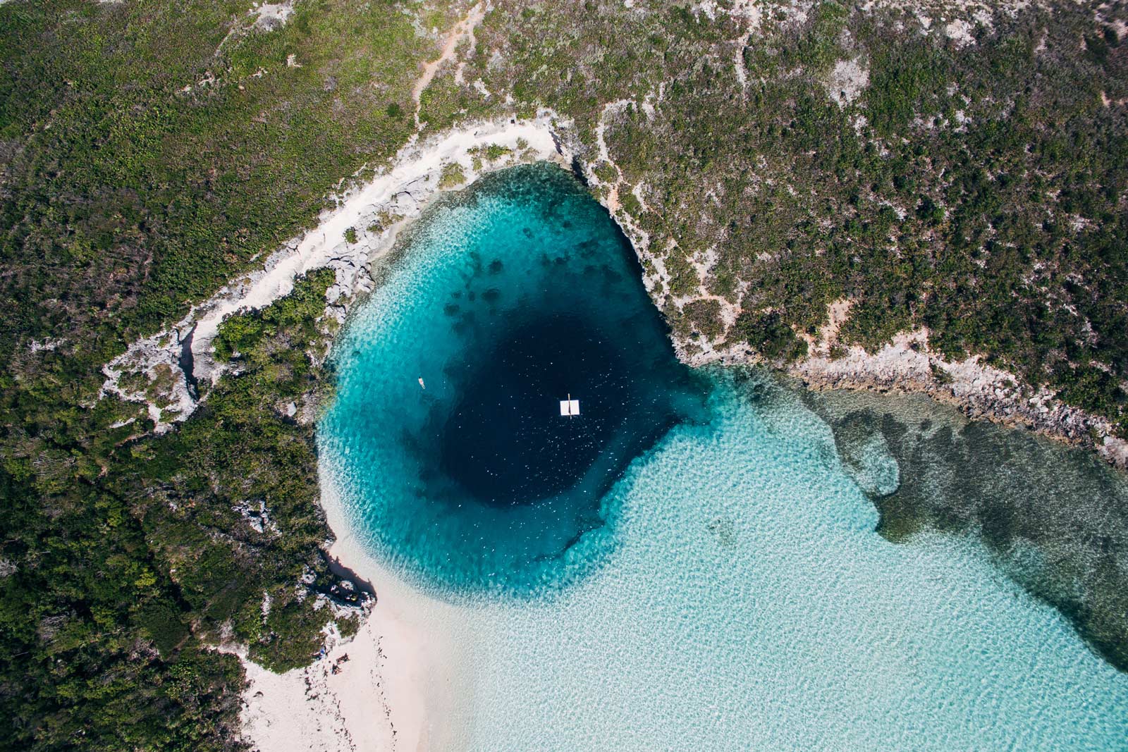 Trou bleu long island bahamas