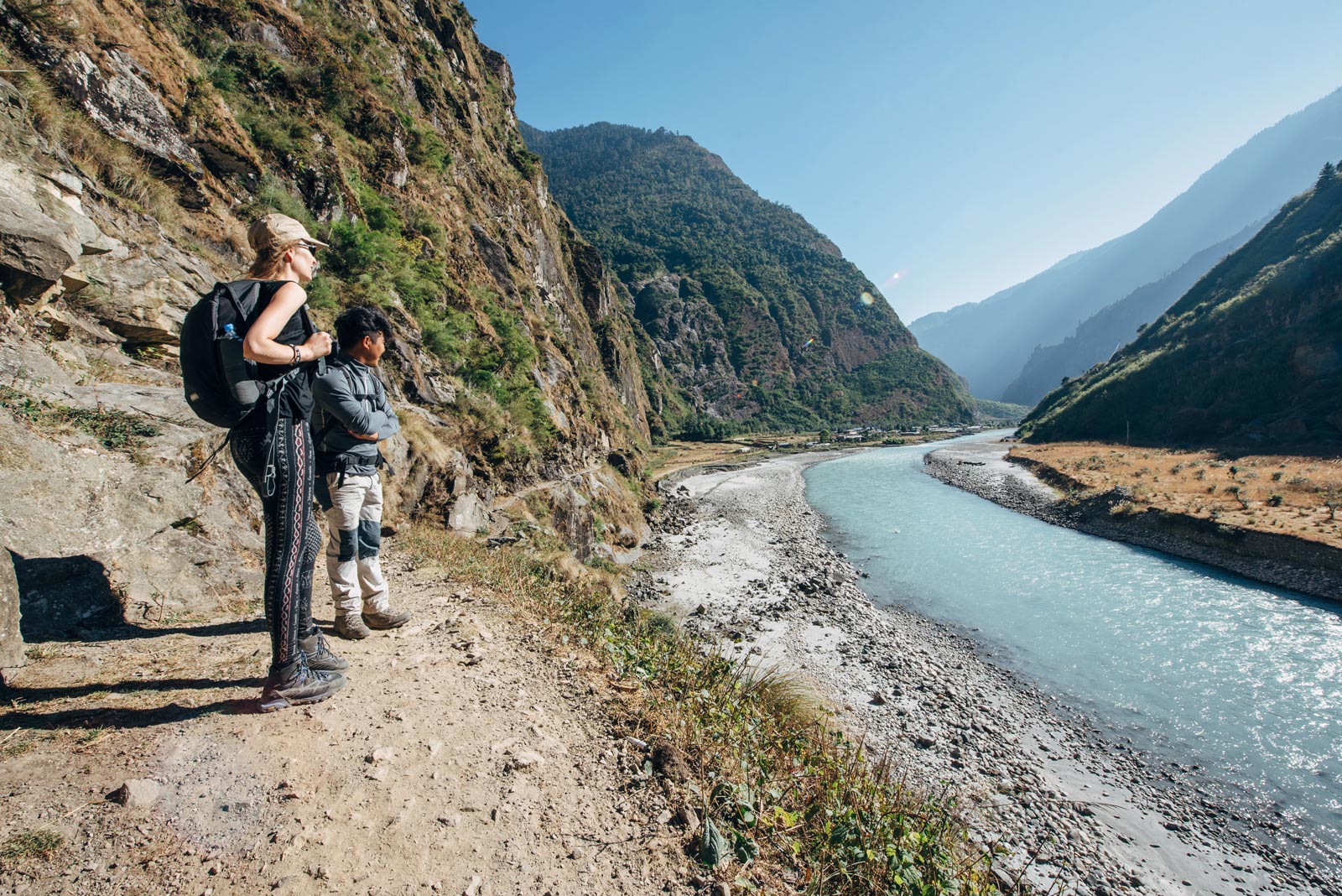 leging yoga pour un trek 