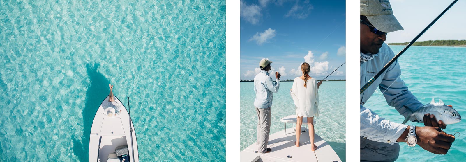 Bonefish avec Docky, Long Island, Bahamas