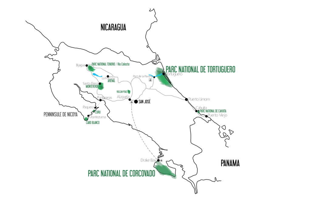 COSTA RICA NOTRE ITINERAIRE POUR UN ROAD TRIP DE 15 JOURS