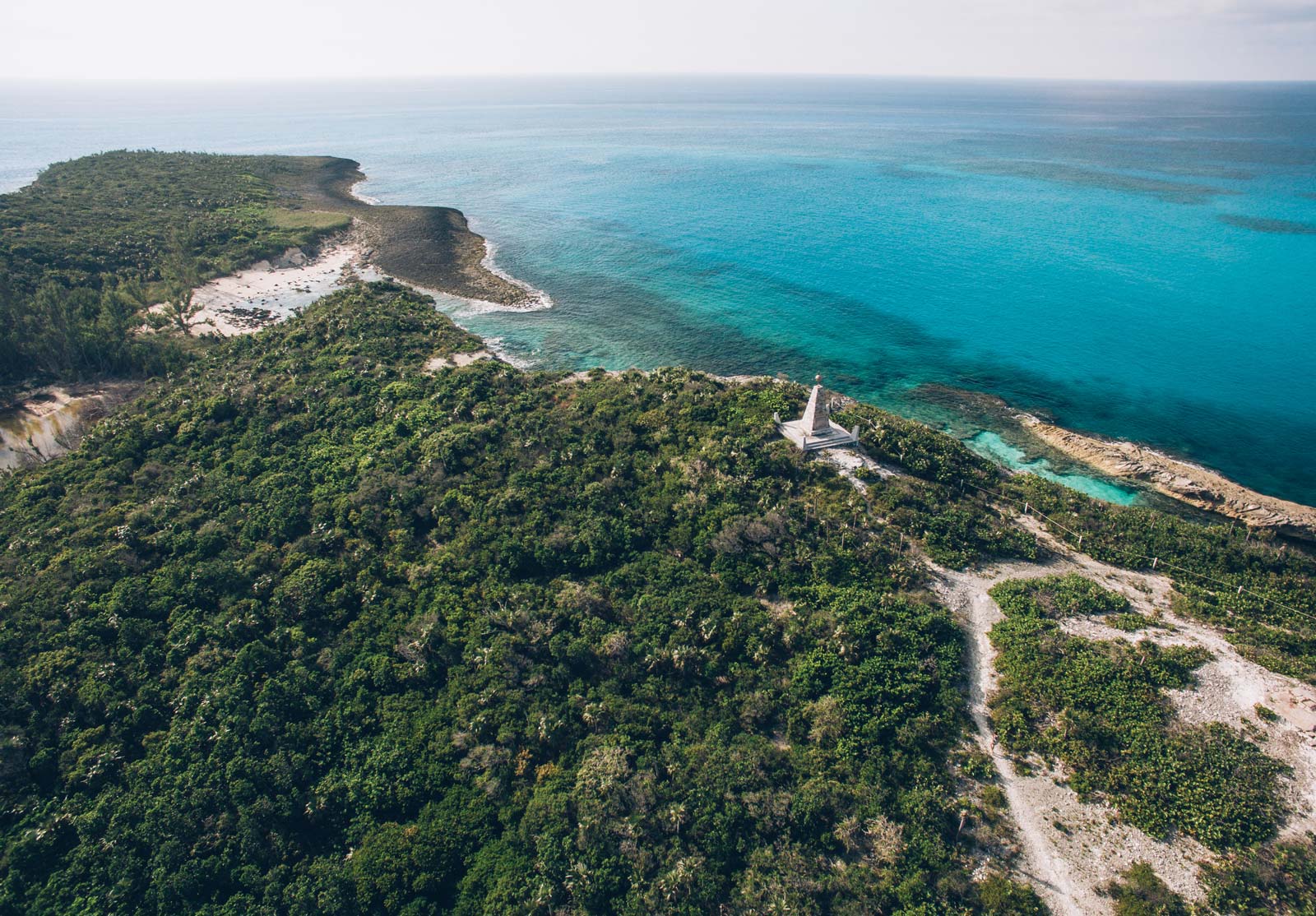 Colombus Monument, Long Island, Bahamas