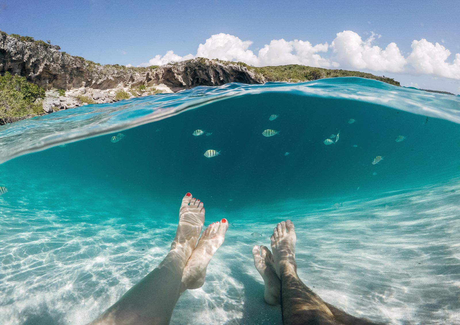 Dean's Blue Hole, Long Island, Bahamas