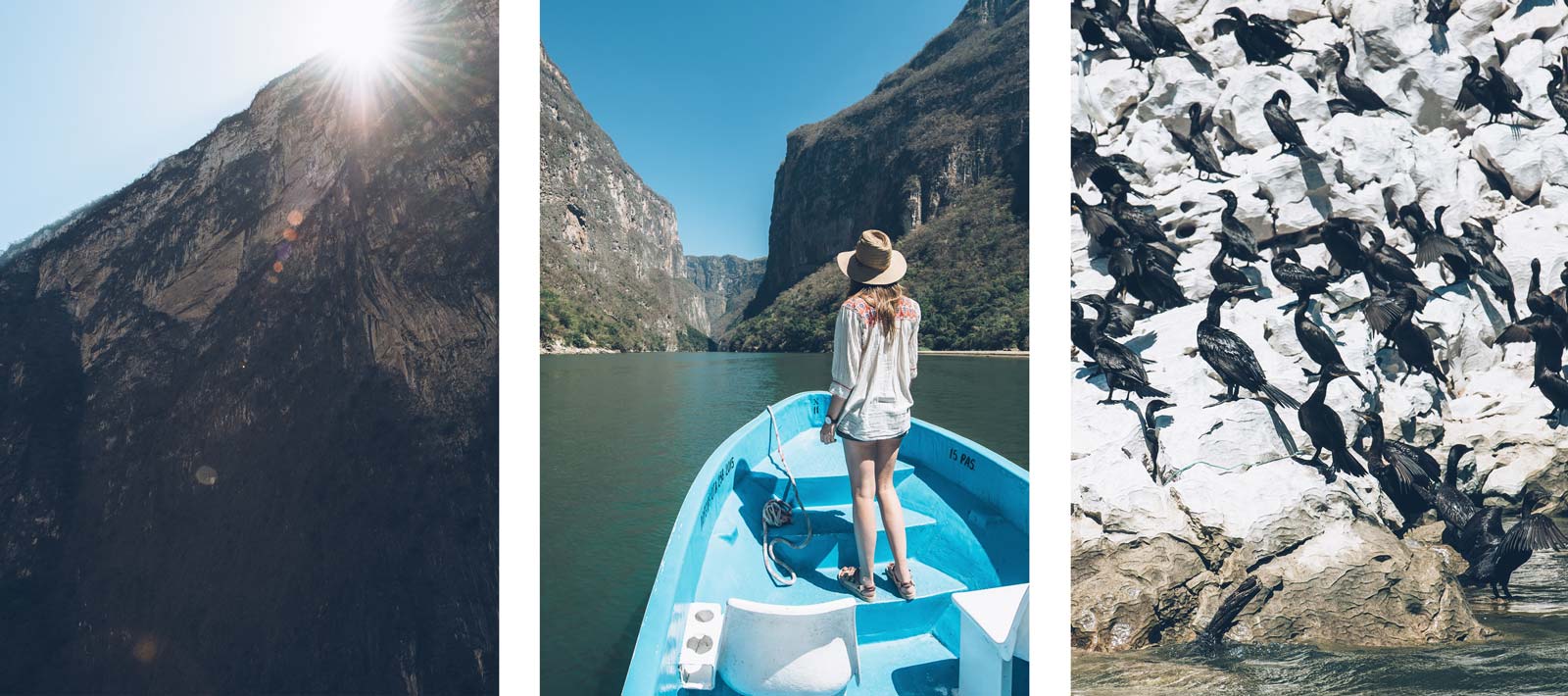 Tour en bateau, Canon del Sumidero, Chiapas, Mexique