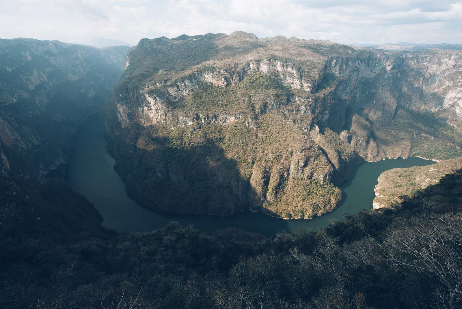 Point de vue, Canon del Sumidero, Chiapas, Mexique