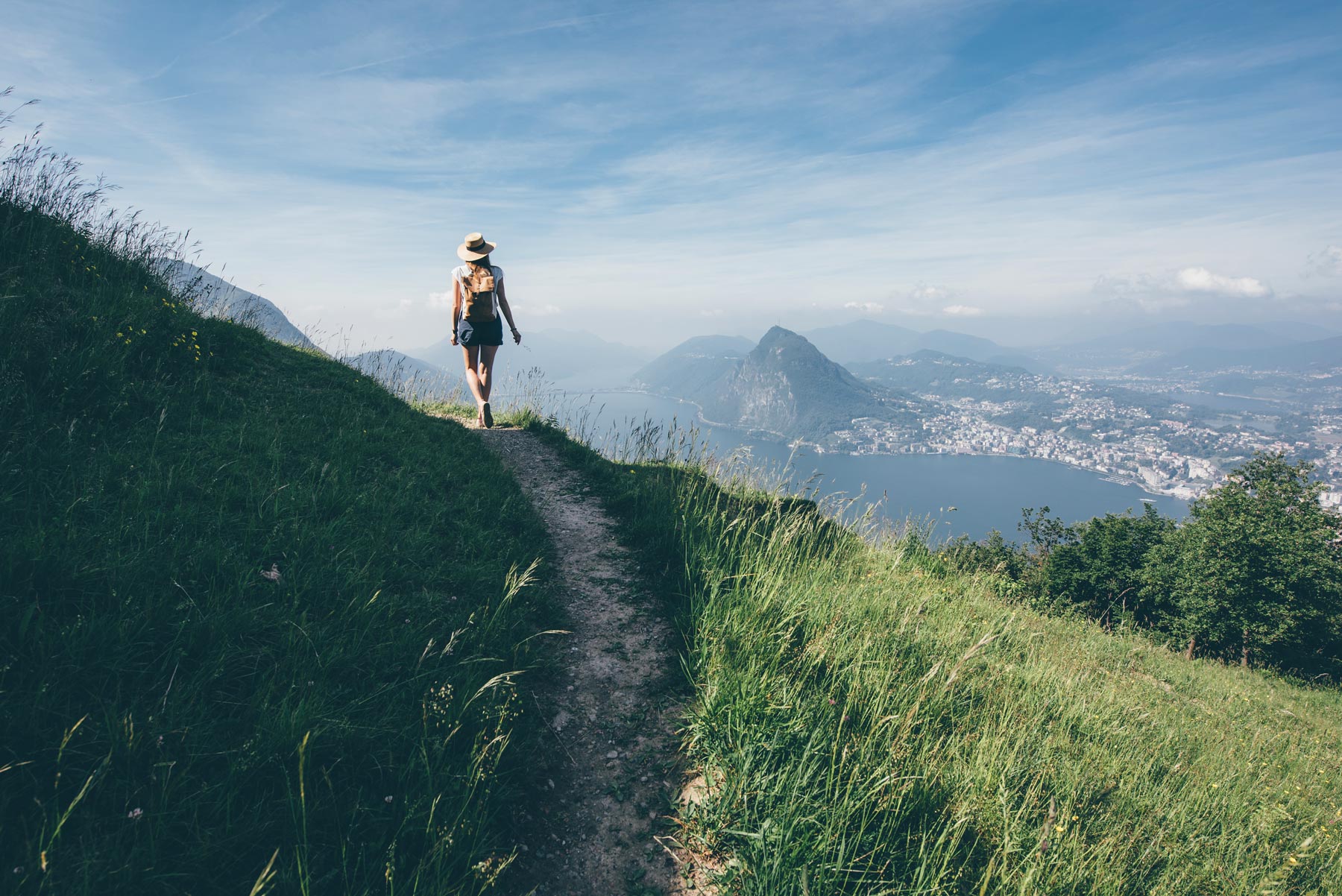 Vue depuis Monte Brè, Lugano