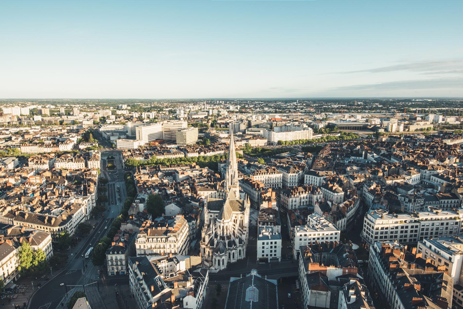 Nantes, Vue depuis le Nid