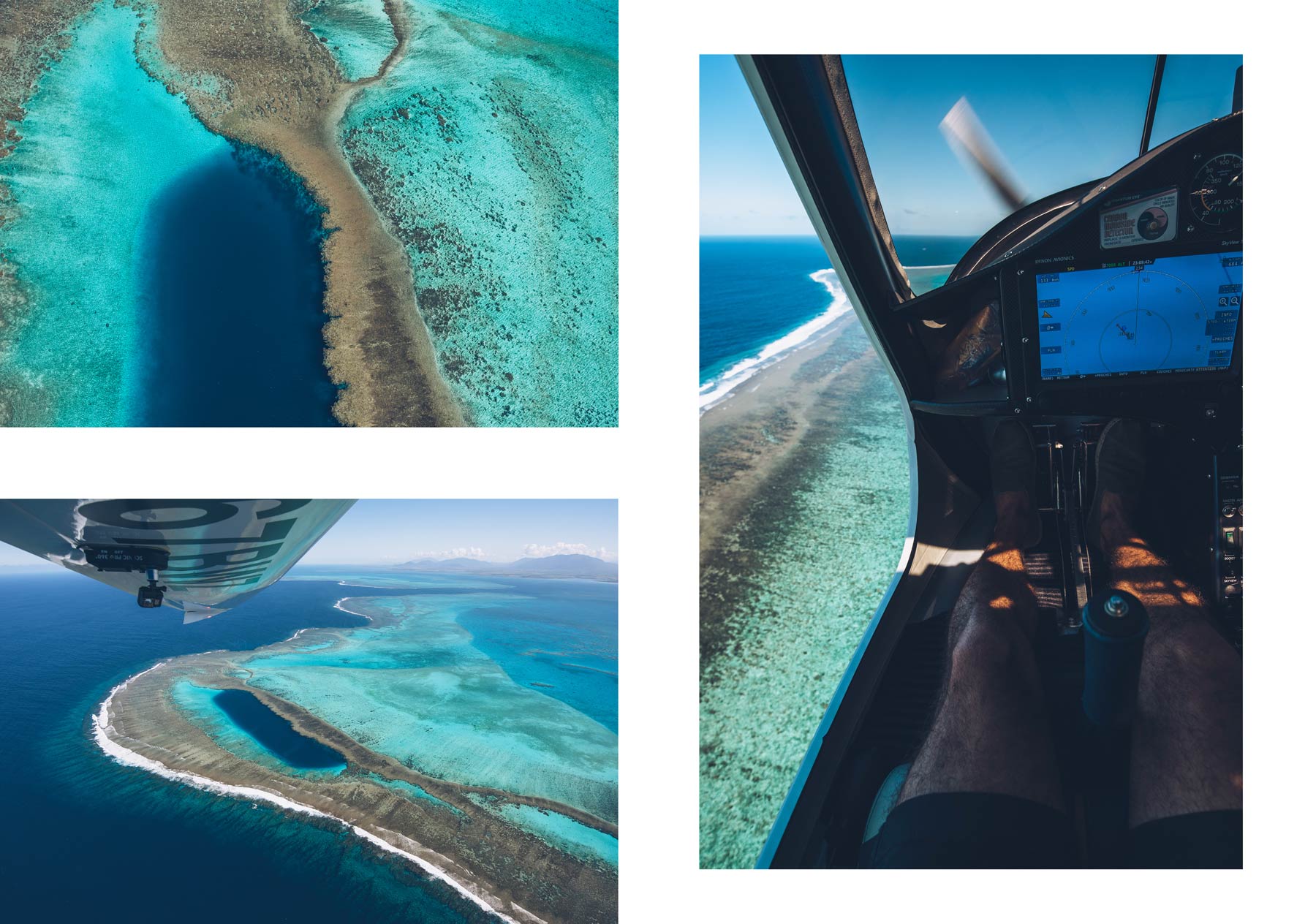 Vol Scénique en ULM, Le Trou Bleu, Nouvelle Caledonie