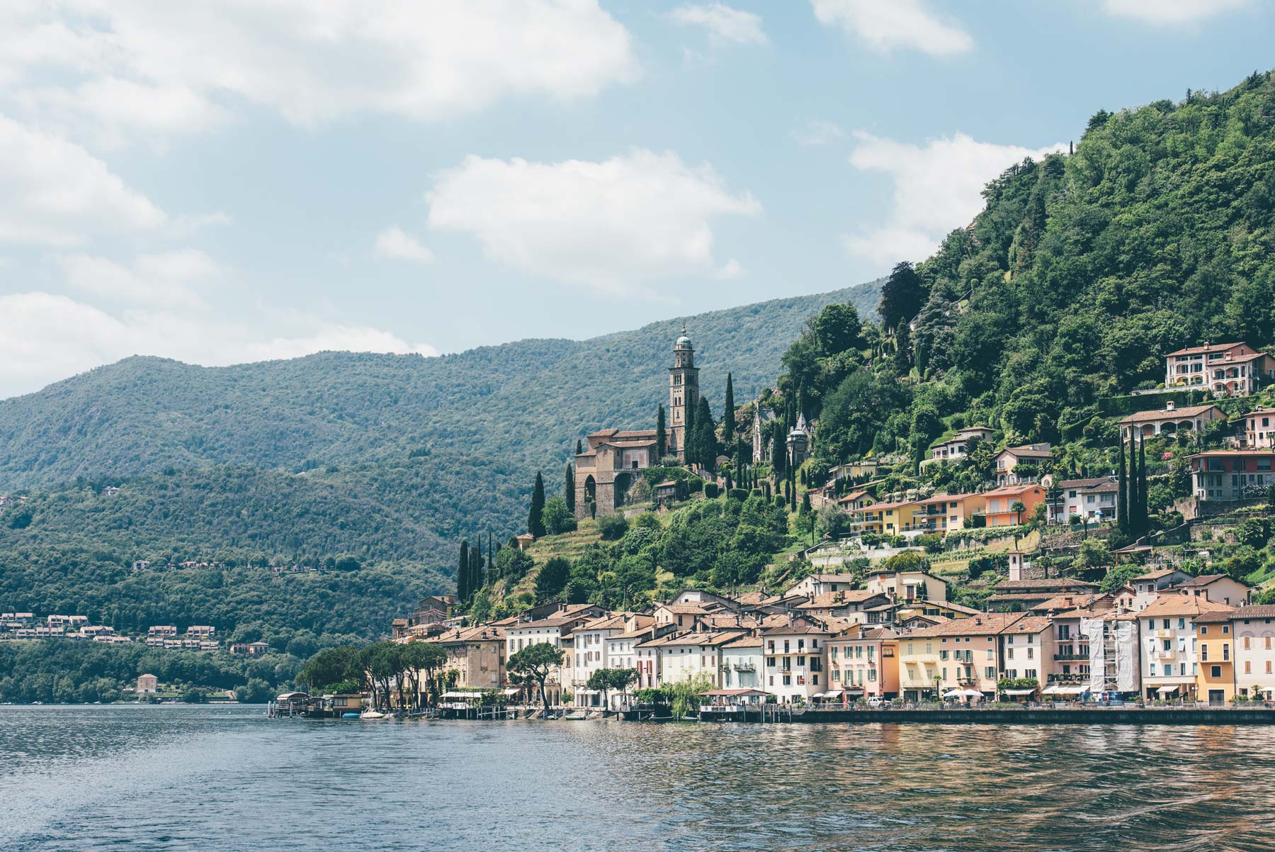 Morcote, Village typique près de Lugano