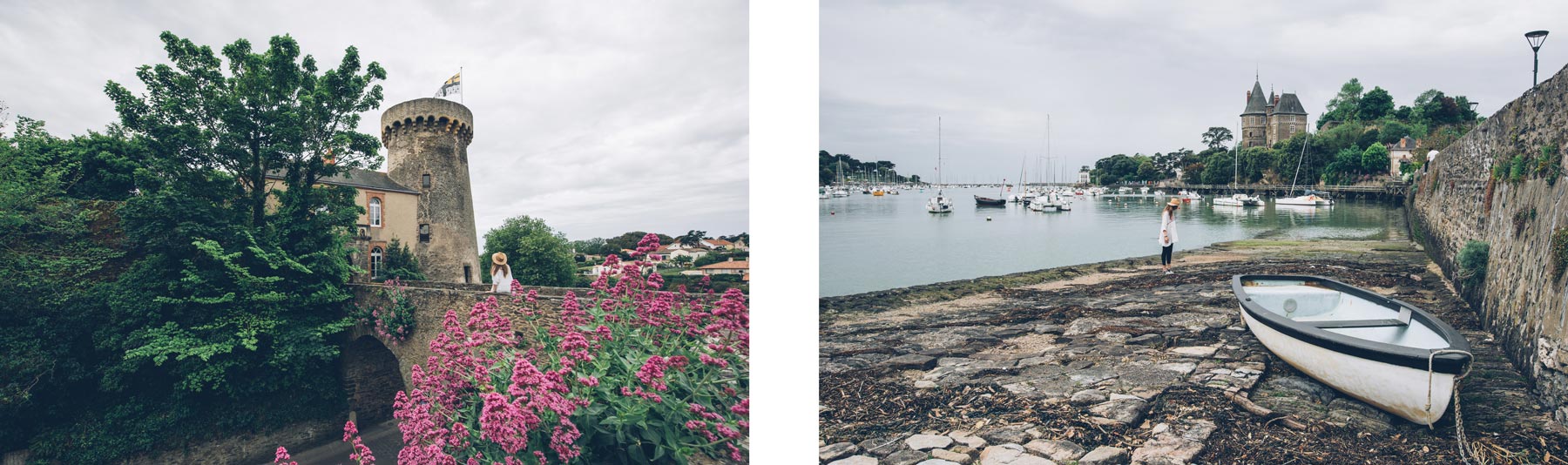 La ville de Pornic, Loire-Atlantique