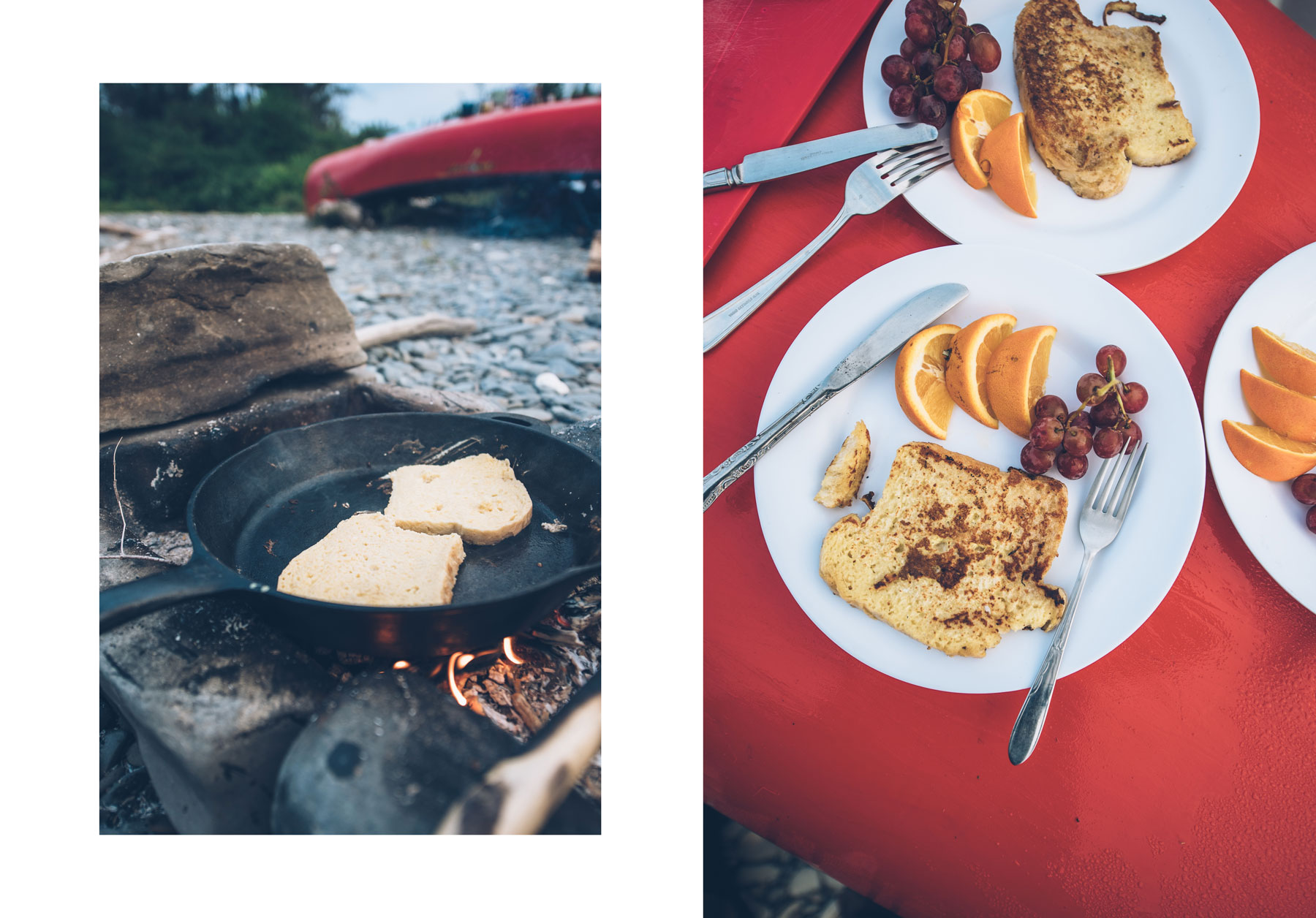 Petit Déjeuner, Canoë Arpin, Restigouche