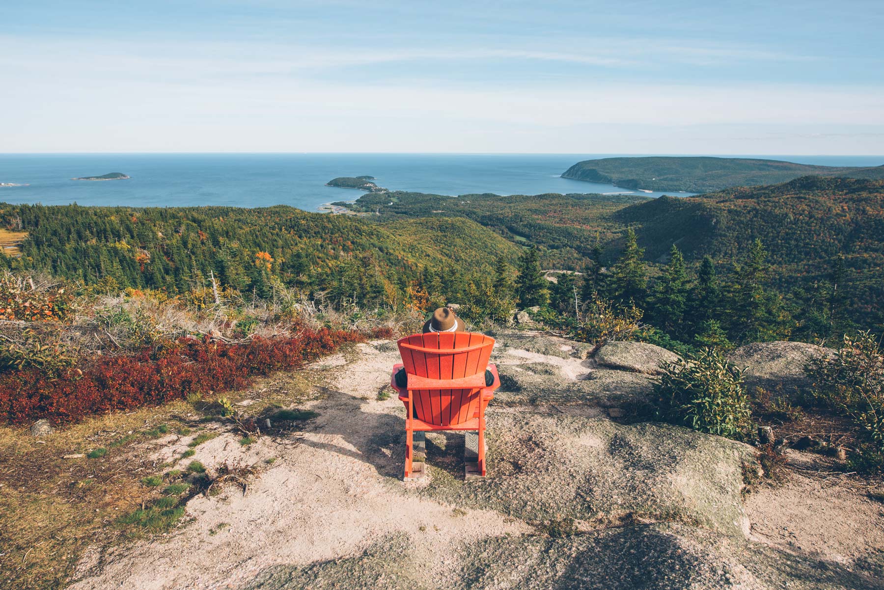 Vue en haut du sentier du Franey, Cabot Trail