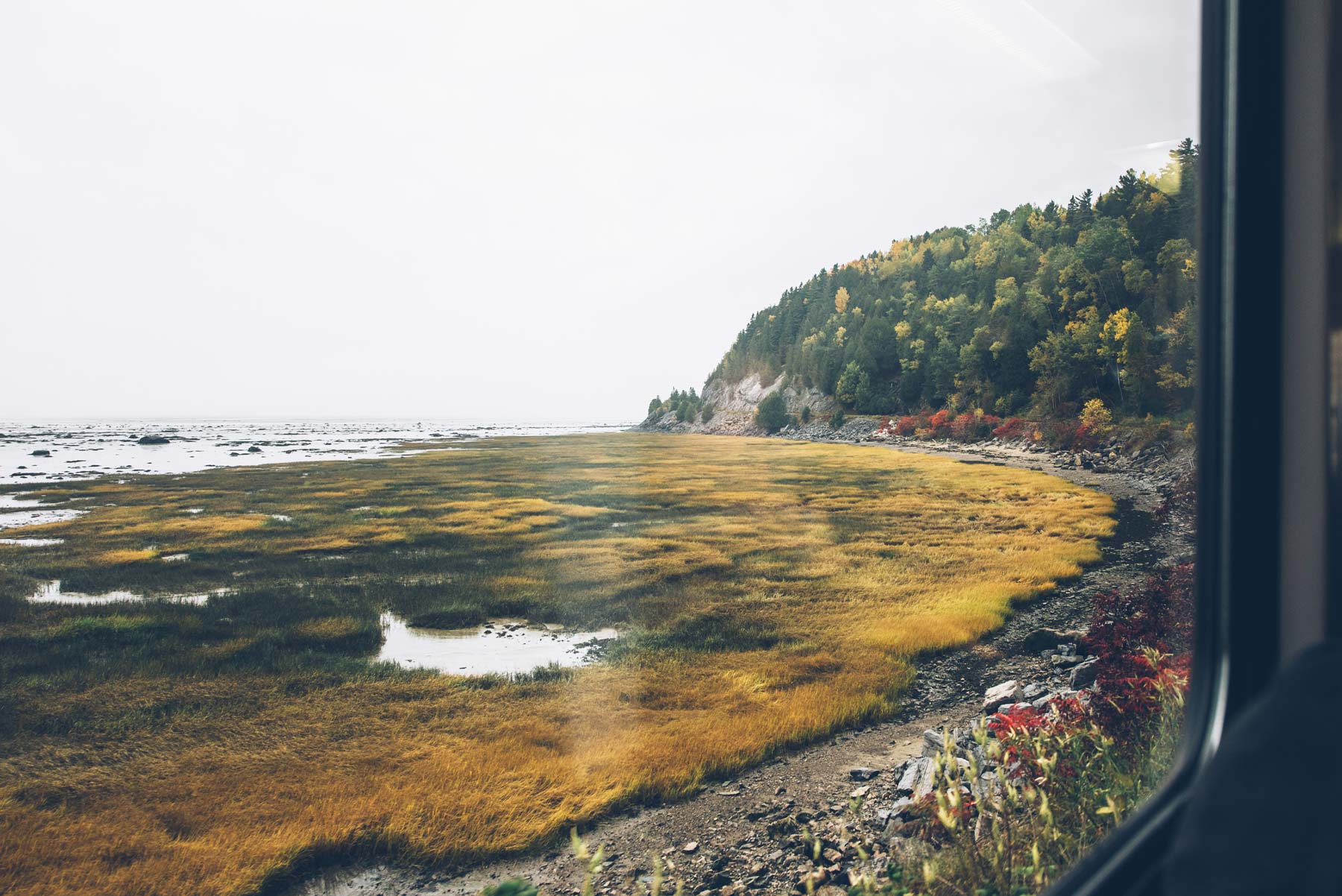 Vue depuis le Train de Charlevoix