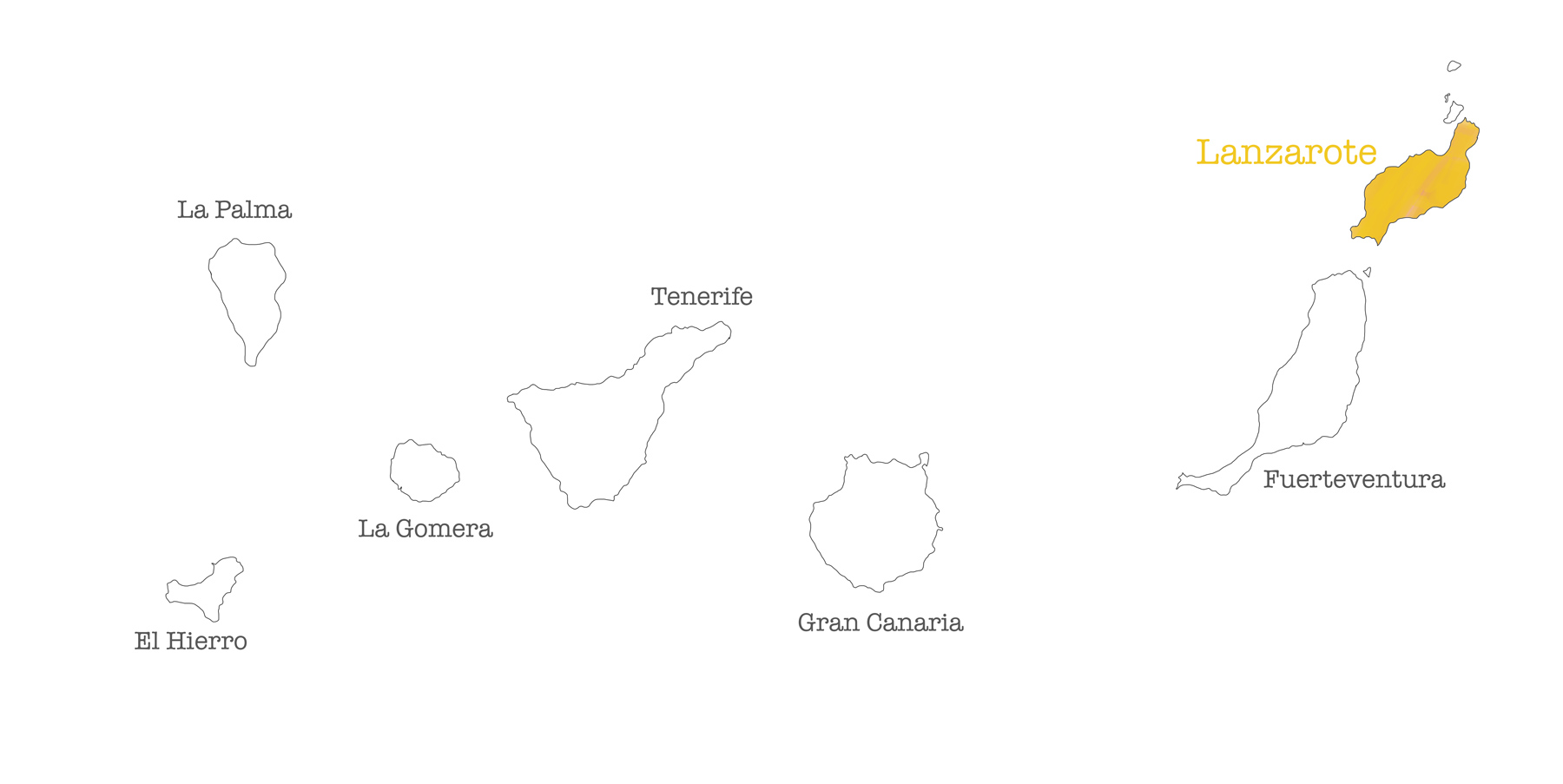 Carte Canaries - Lanzarote