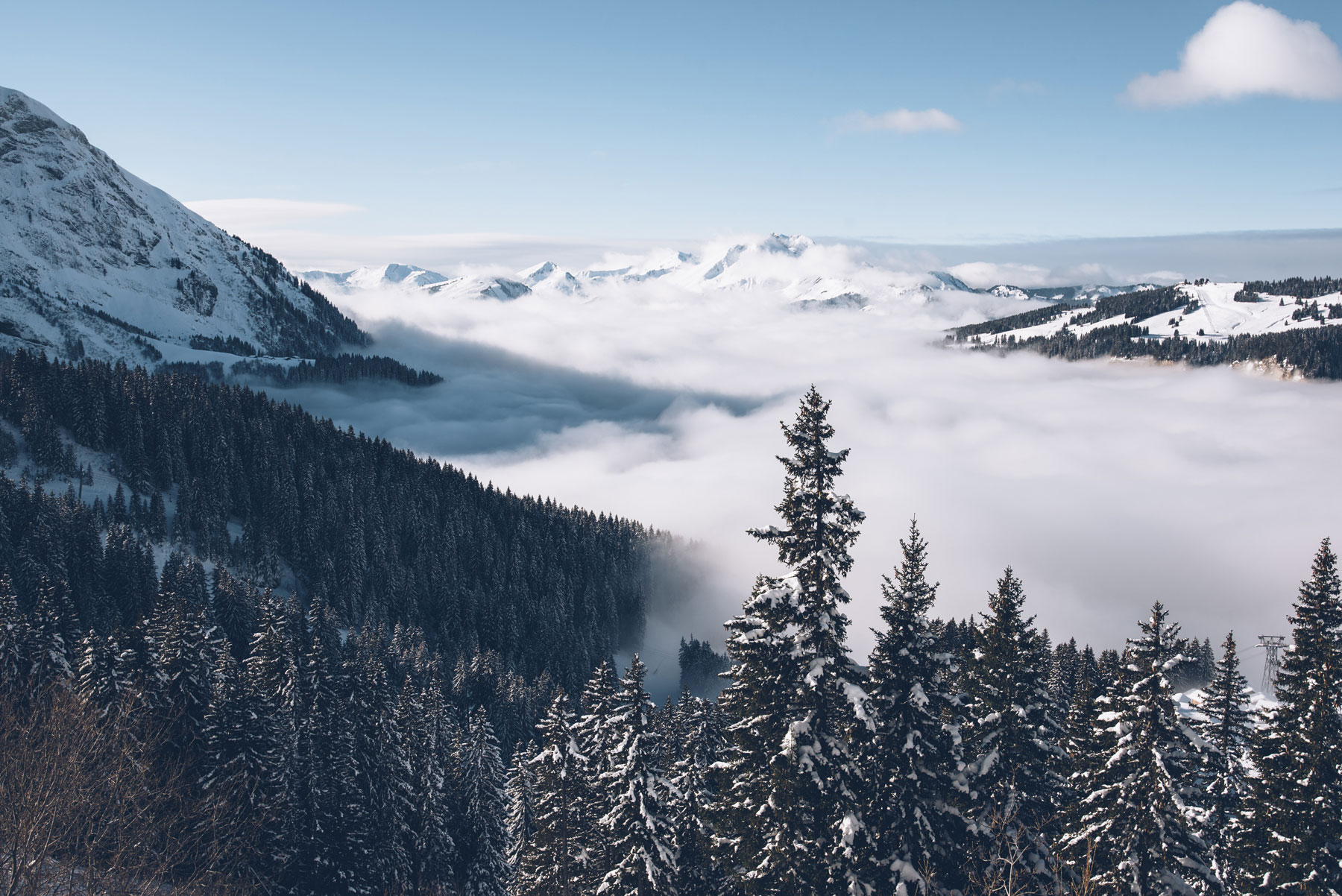 La mer de nuages, Avoriaz 1800