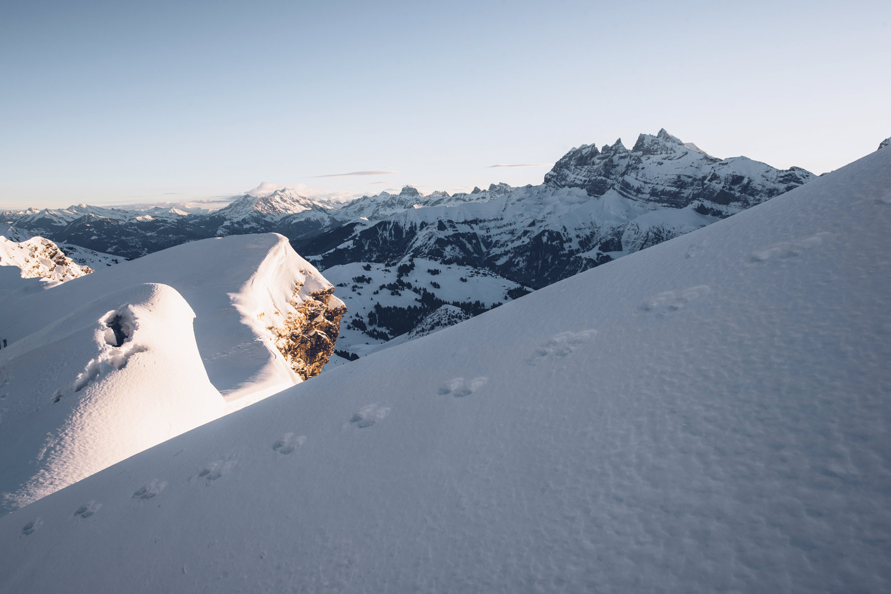 Les dents du Midi depuis Avoriaz