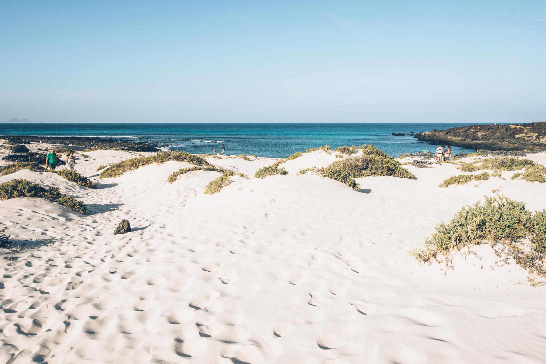 Plage de sable Blanc, Lanzarote