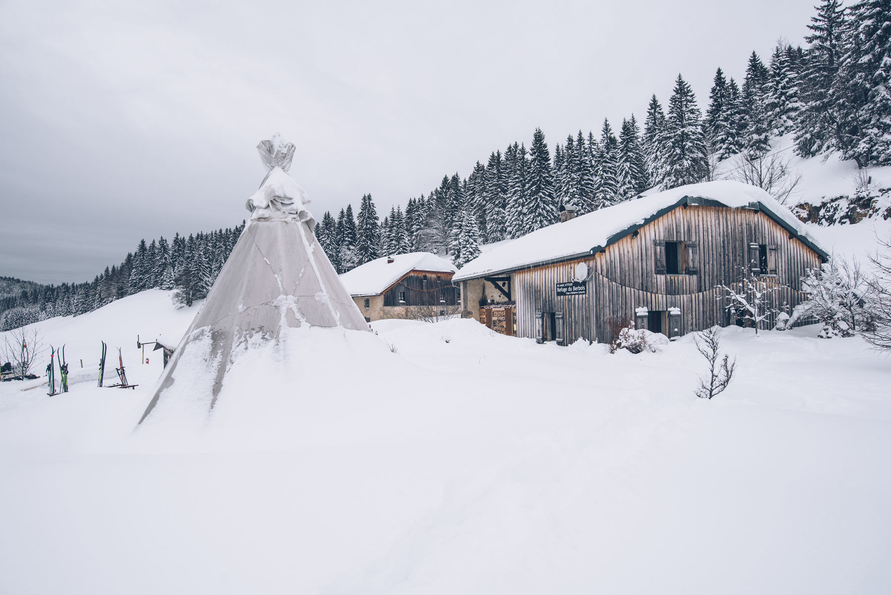 Le refuge du Berbois, La Pesse, Jura