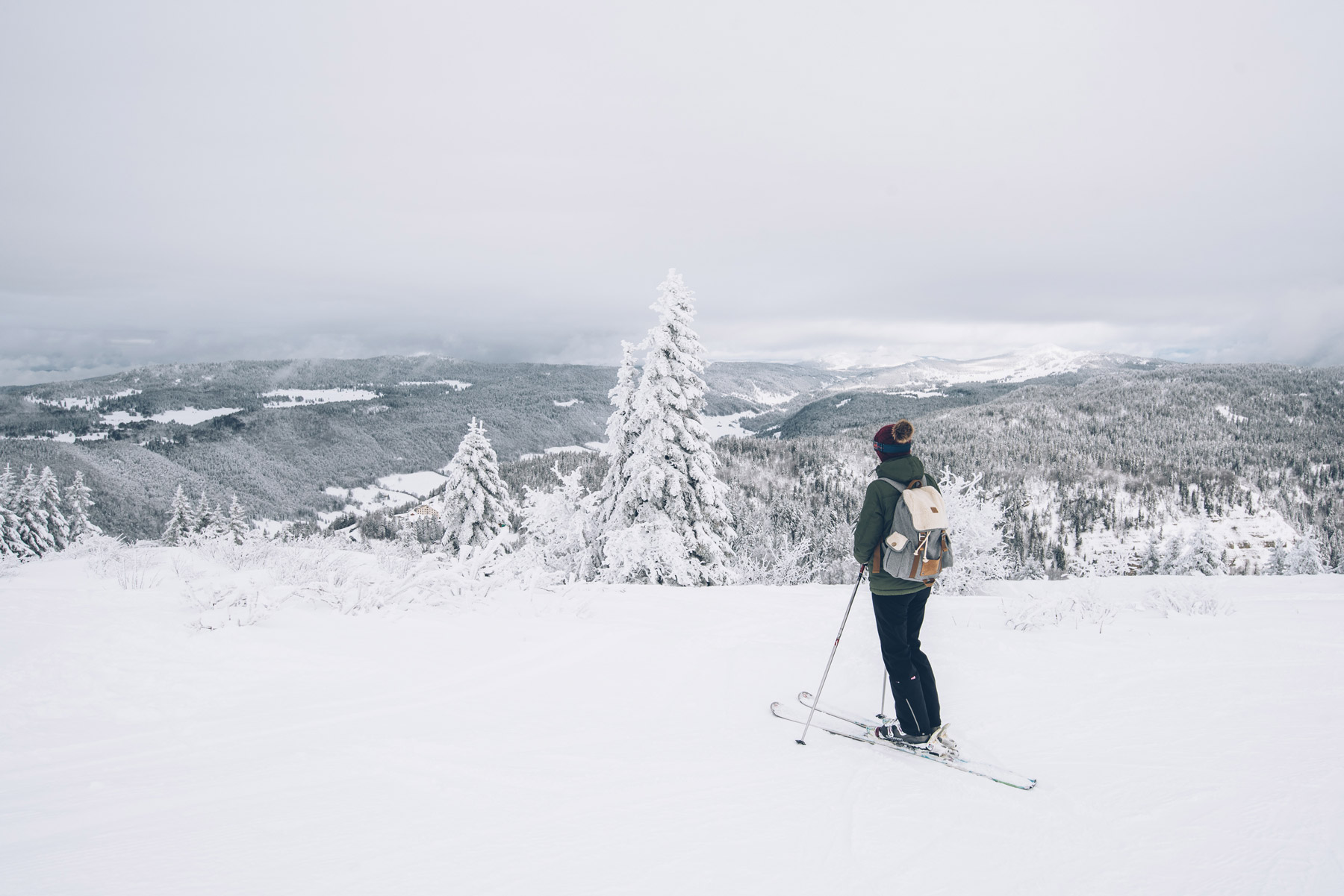 Skier dans les Montagnes du Jura: Station Mont Jura La Faucille