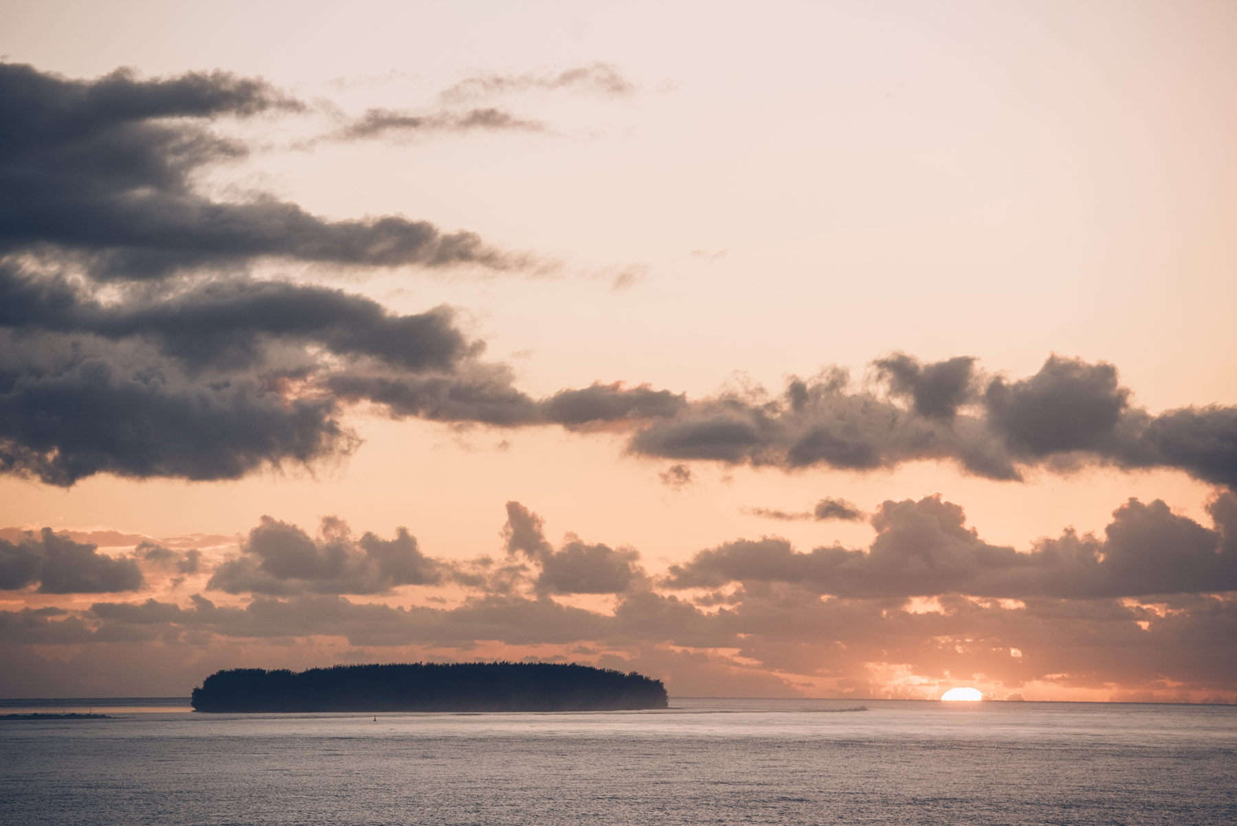 Coucher de Soleil, Tahiti