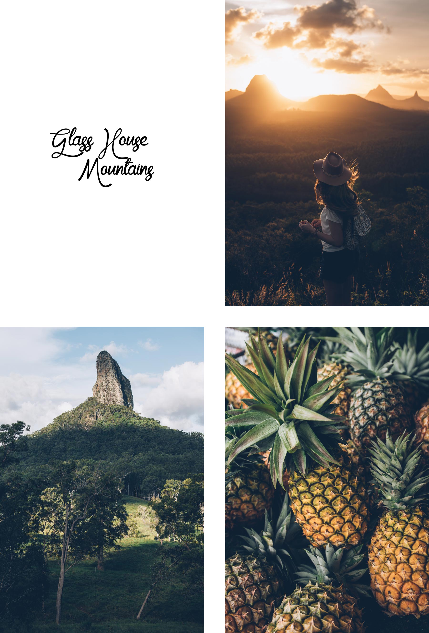 Glass House Mountains, 1 heure de Brisbane