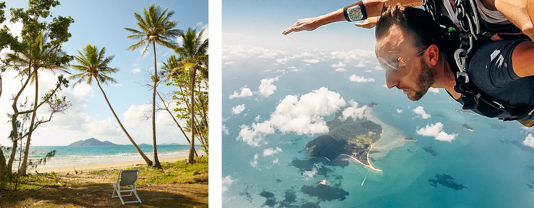 Mission Beach, Saut en parachute, Australie