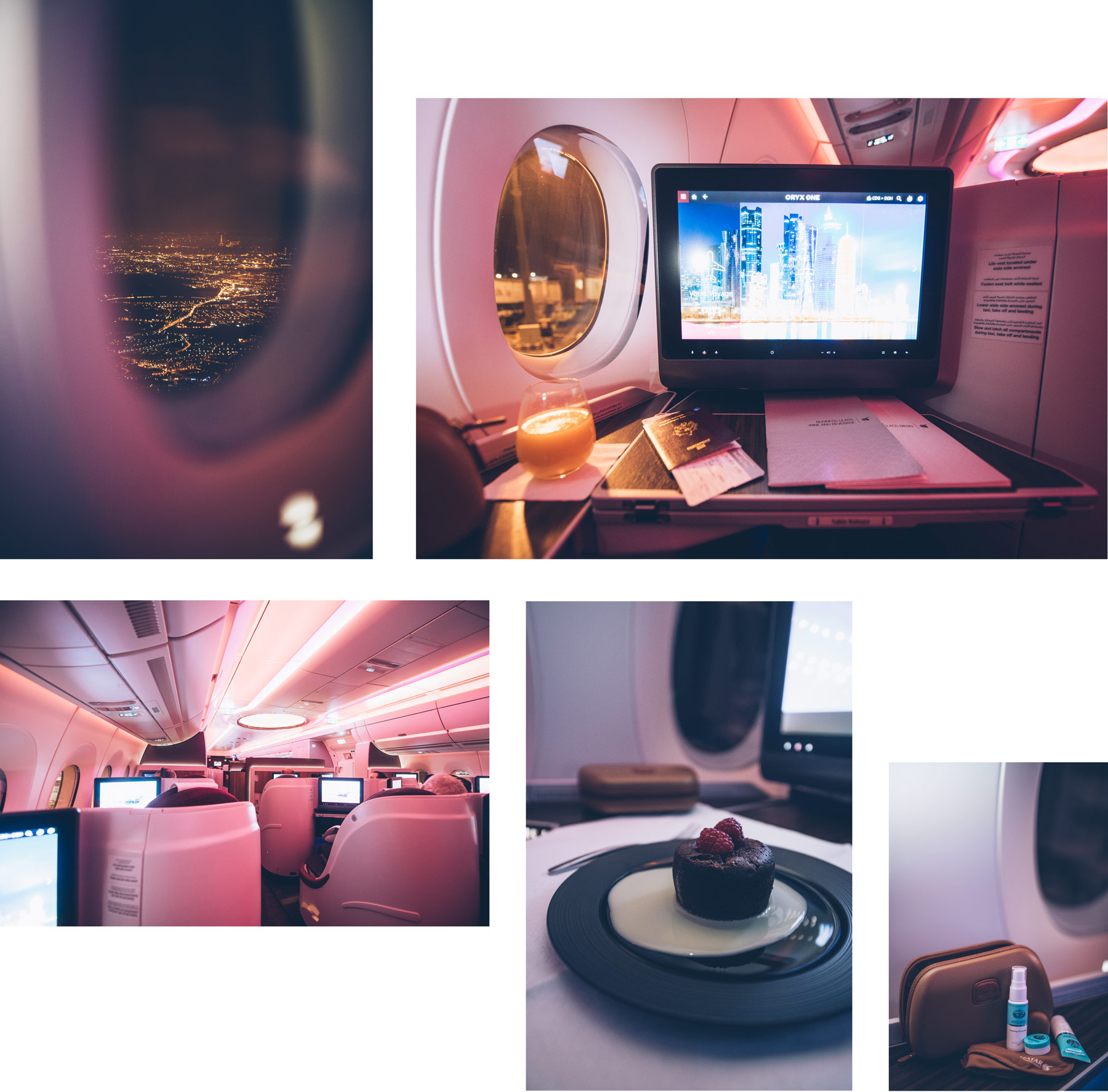 Business class Qatar Airways