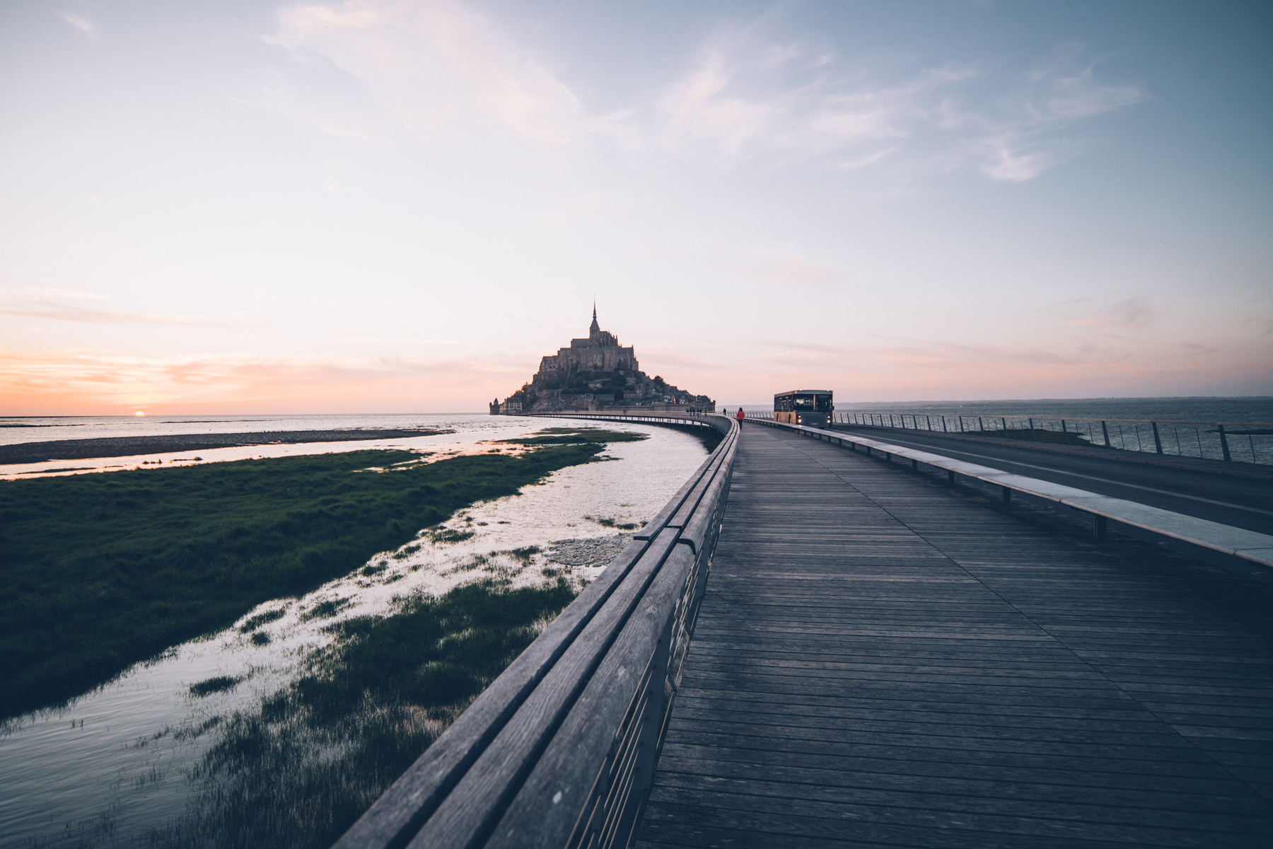 Spot photo Mont Saint Michel: la Passerelle