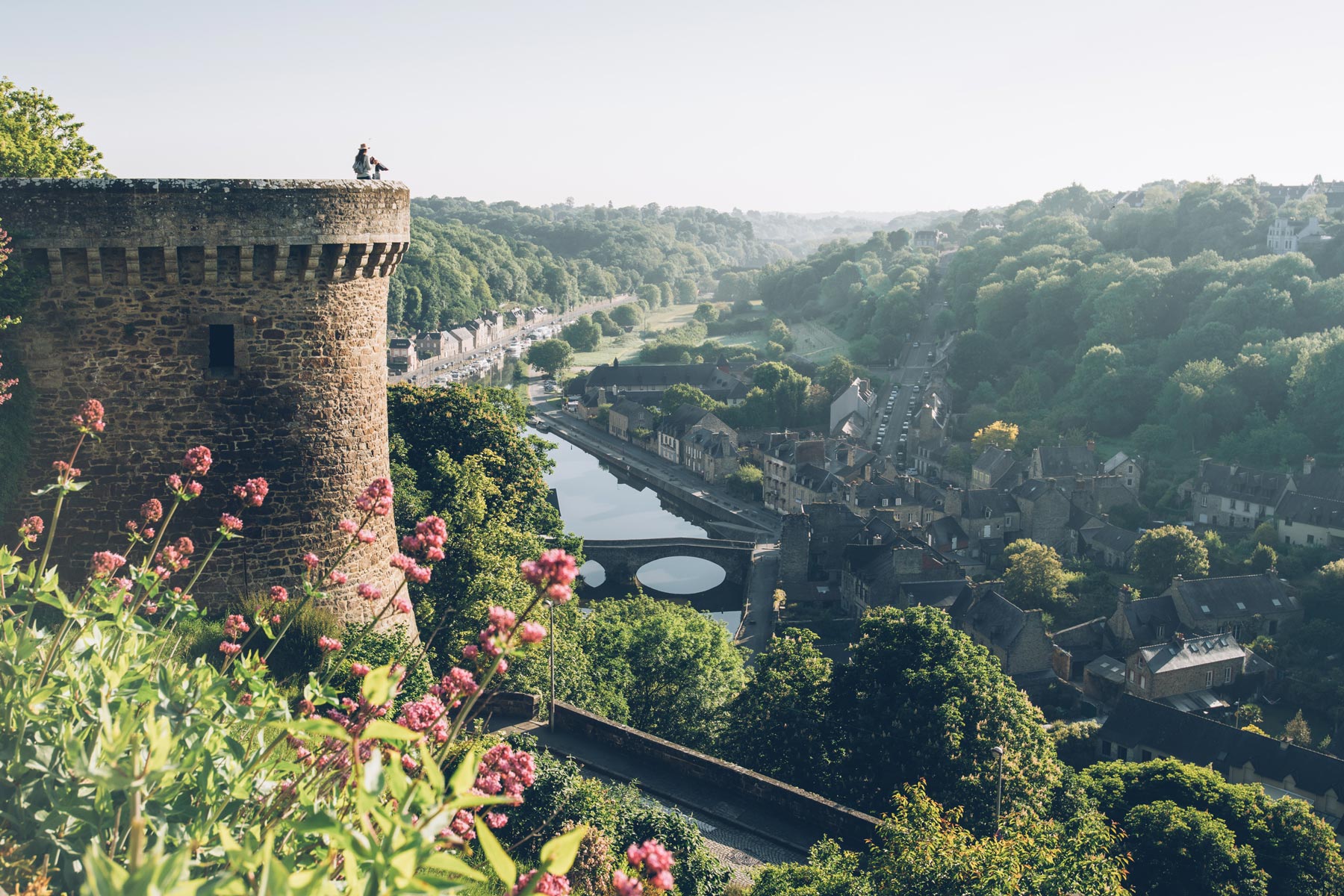 Dinan, vue depuis la Tour Ste Catherine