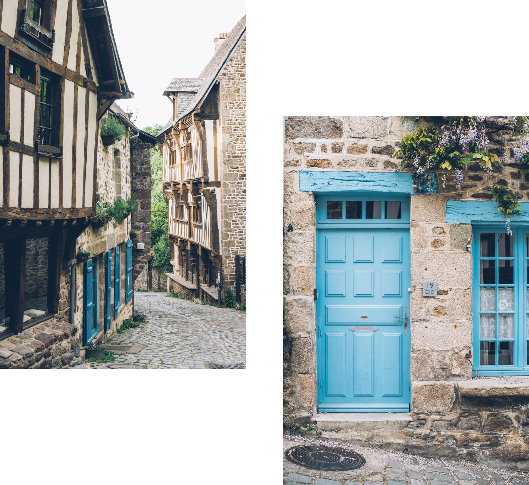 Rue du Jerzual, Dinan, Bretagne