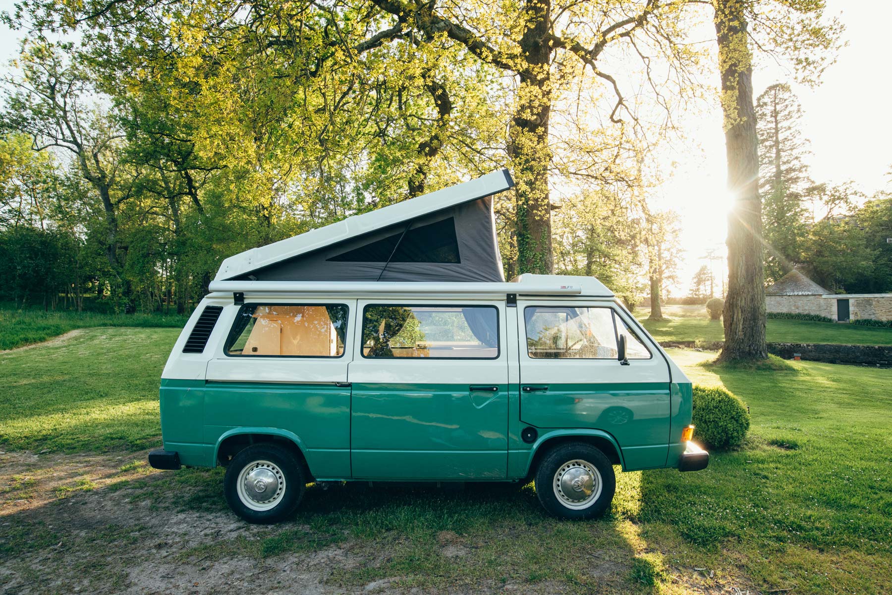 Van Volkswagen T3 Bicolor Vert