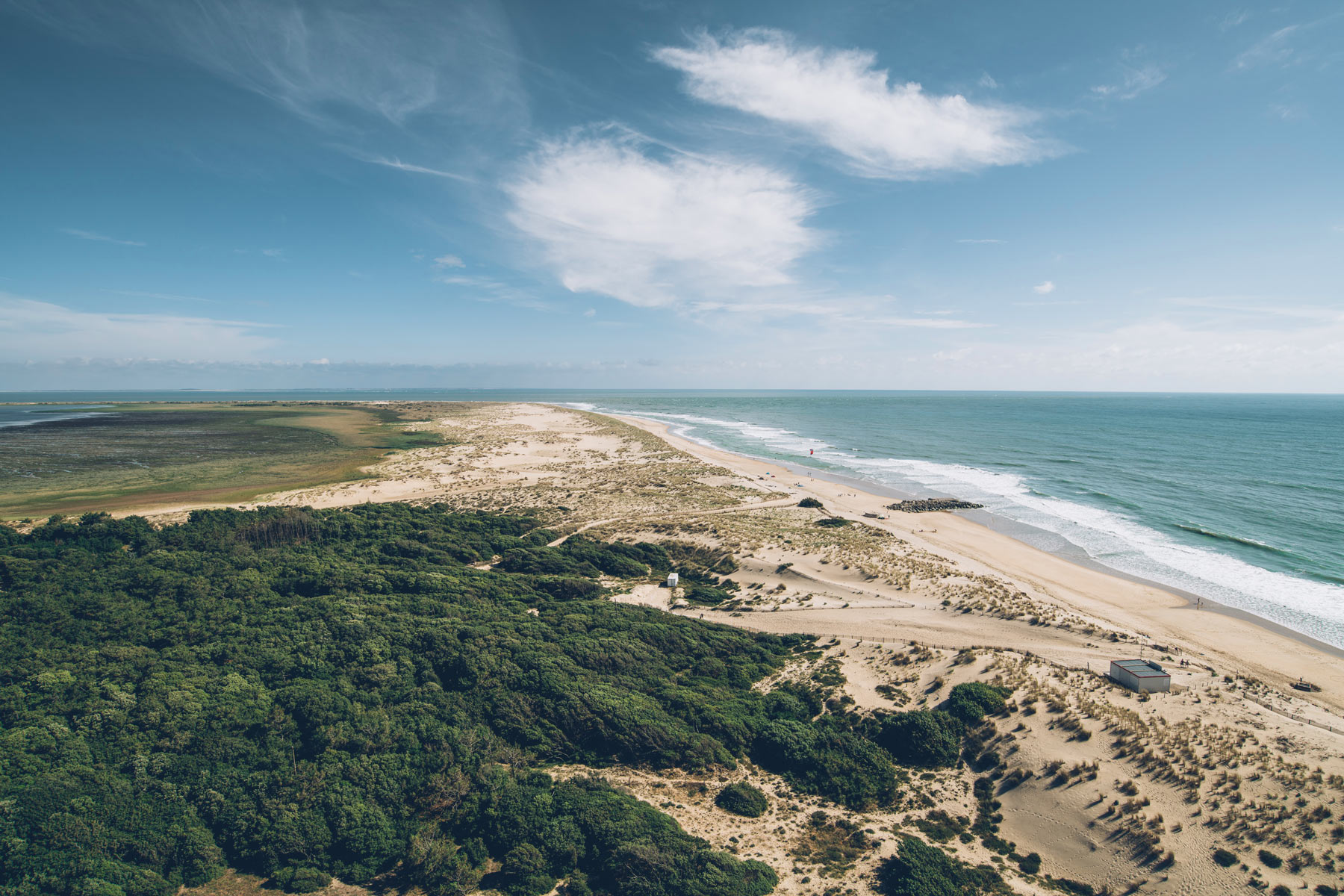 Vue depuis le Phare de la Coubre