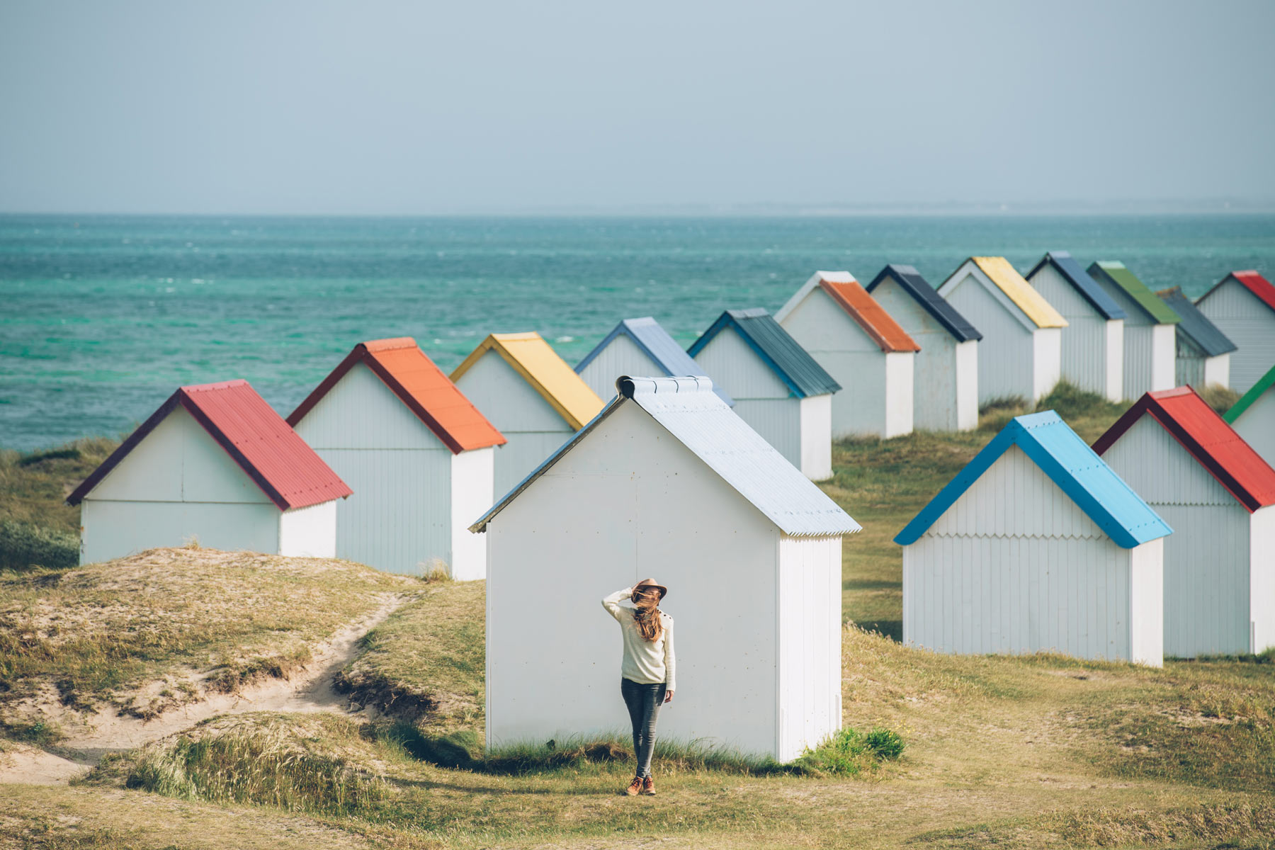 Cabanes de Gouville sur Mer