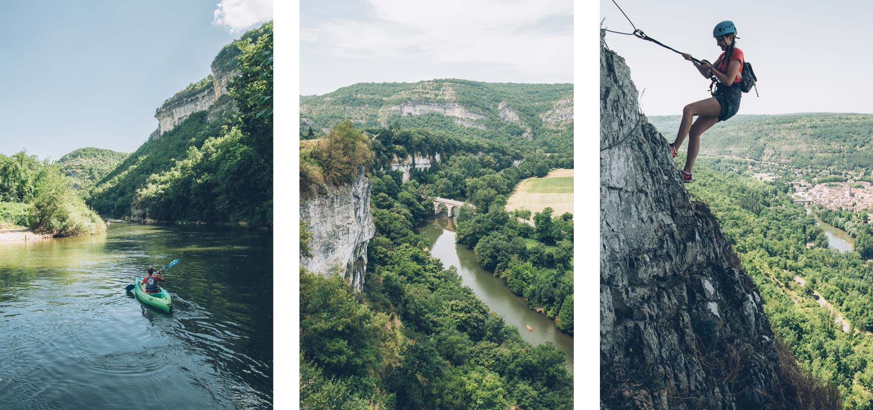 Gorge de l'Aveyron, Canoe ou Via Ferrata?