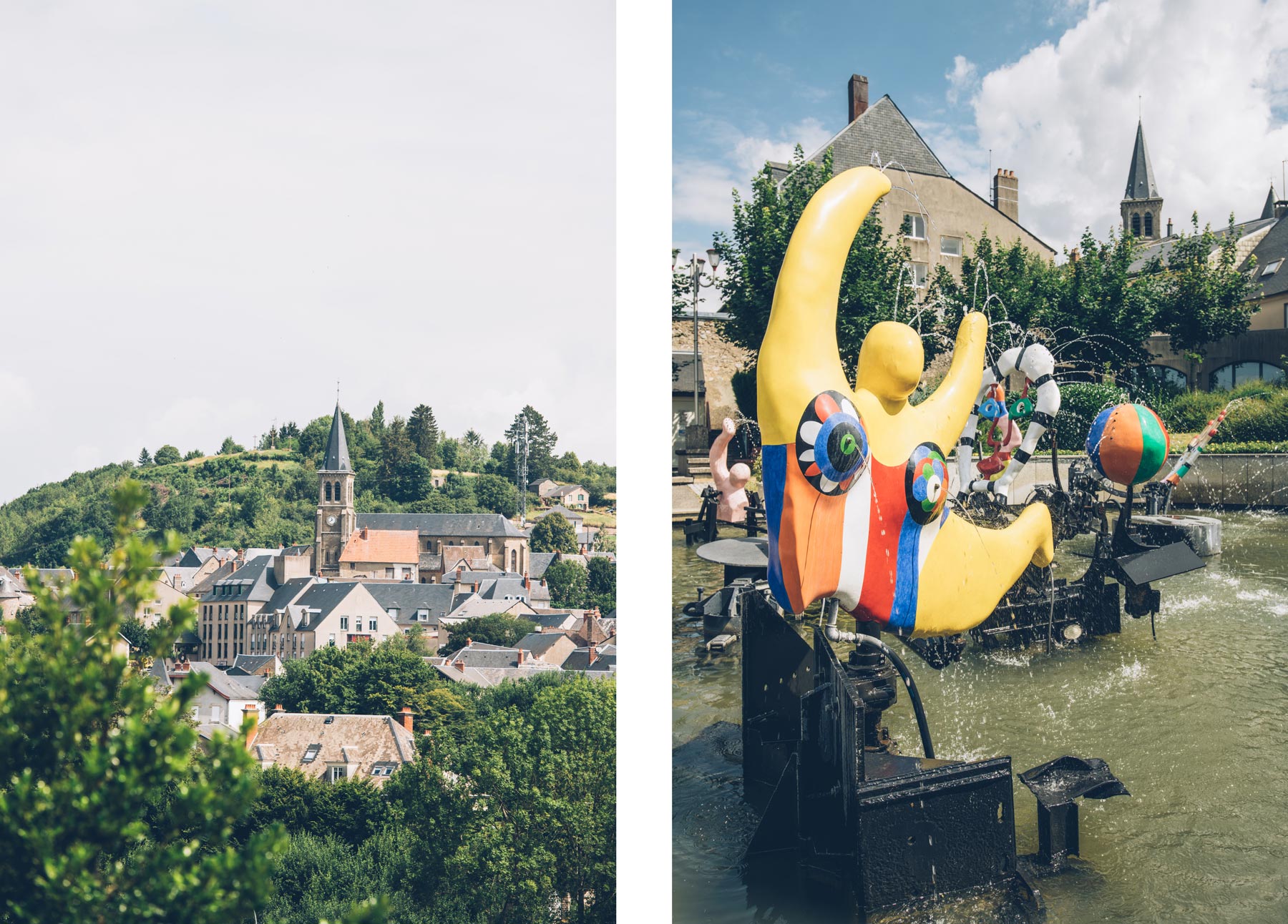 Château-Chinon, Fontaine Niki de Saint Phalle et de Jean Tinguely