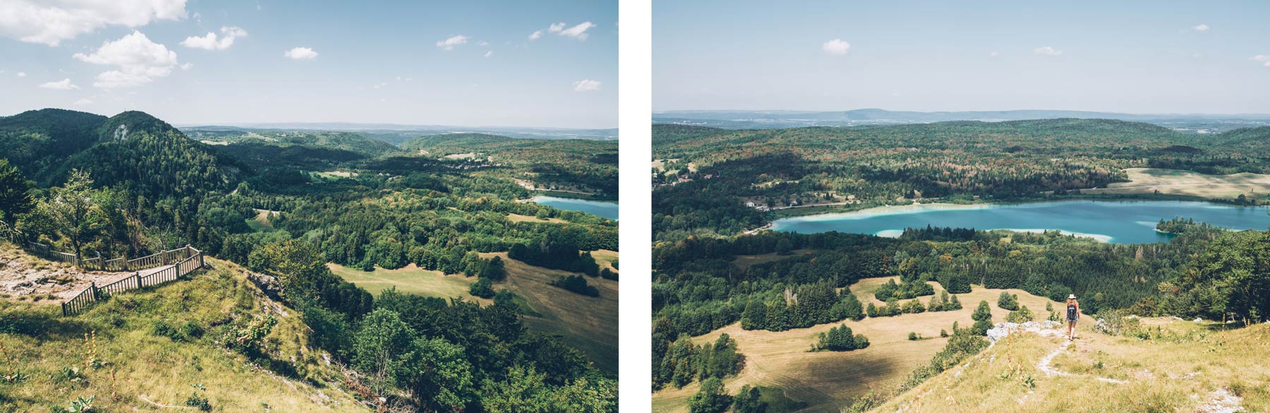 Vue depuis le Pic de l'Aigle, Jura