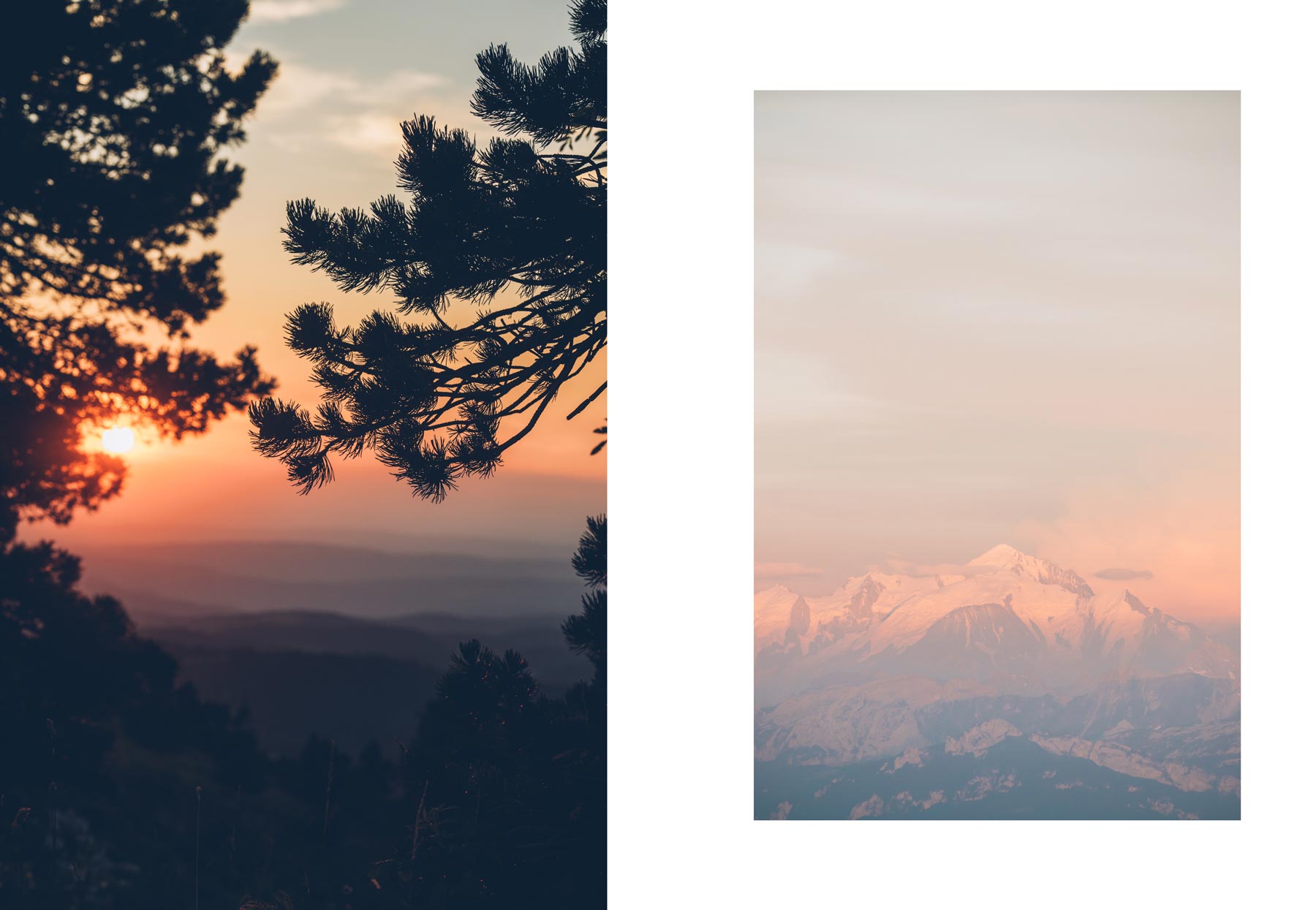 Le Mont Blanc depuis le Jura